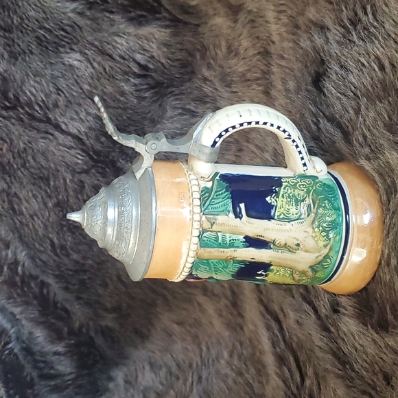 AUTHENTIC WESTERN GERMANY BEER STEIN - Picture 3 of 10
